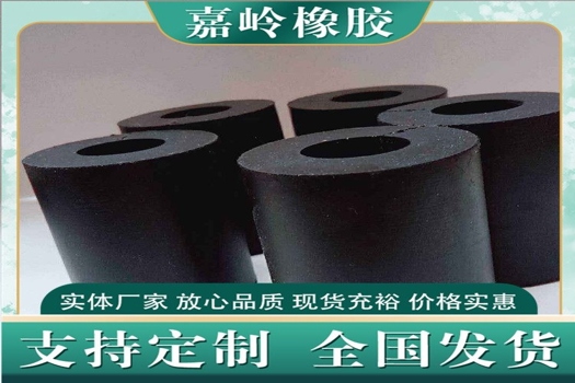 橡膠減震塊工業(yè)緩沖墊板，加厚設(shè)計(jì)，多種形狀黑色橡膠板